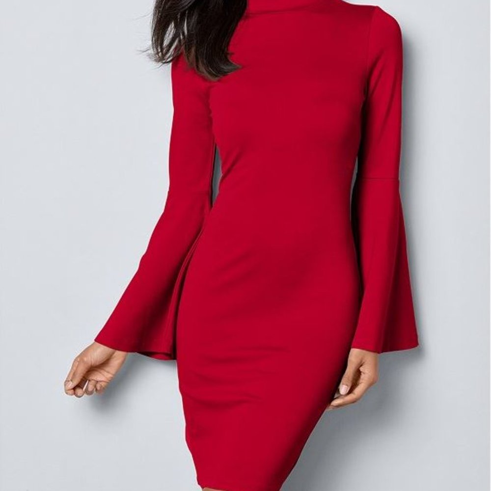 Venus Bell Sleeve Dress